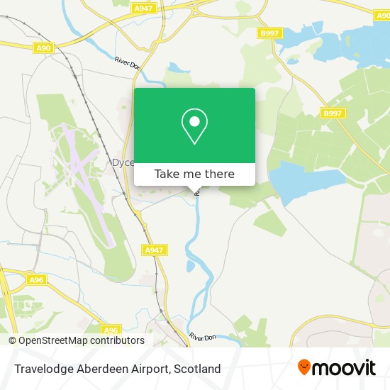 Travelodge Aberdeen Airport map