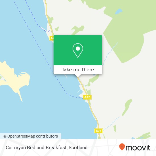 Cairnryan Bed and Breakfast map