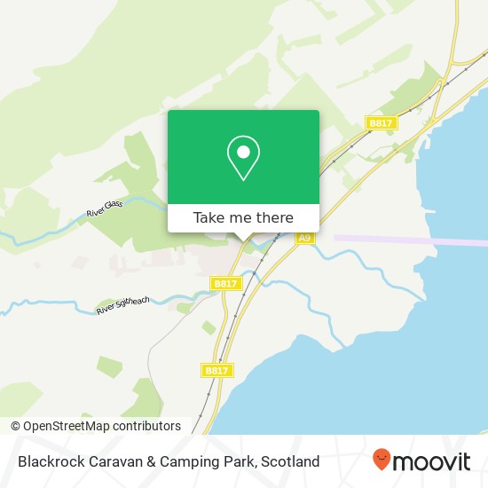 Blackrock Caravan & Camping Park map