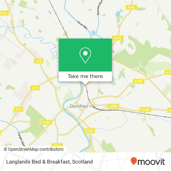 Langlands Bed & Breakfast map