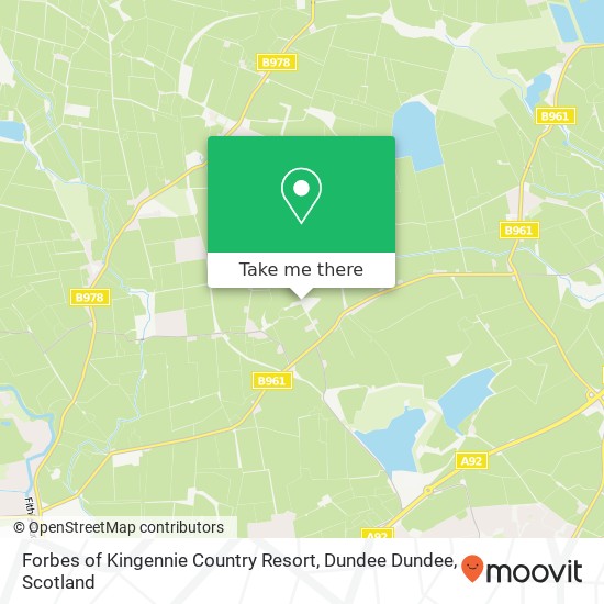 Forbes of Kingennie Country Resort, Dundee Dundee map