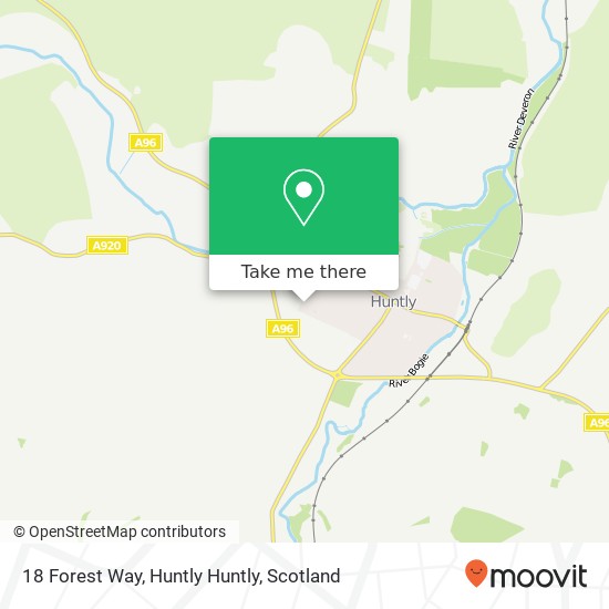 18 Forest Way, Huntly Huntly map