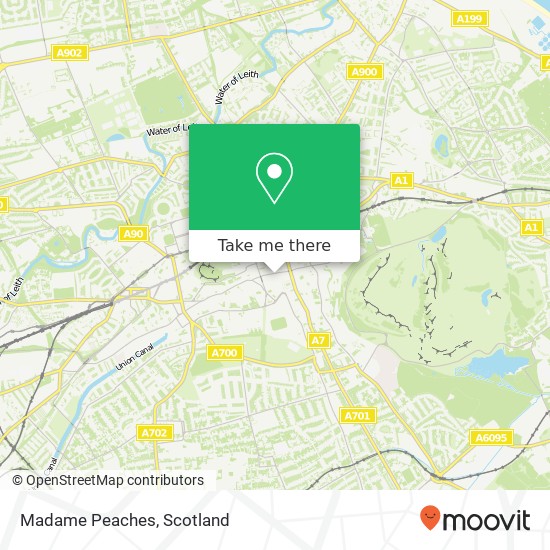 Madame Peaches map