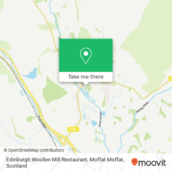 Edinburgh Woollen Mill Restaurant, Moffat Moffat map