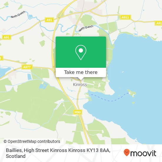 Baillies, High Street Kinross Kinross KY13 8AA map