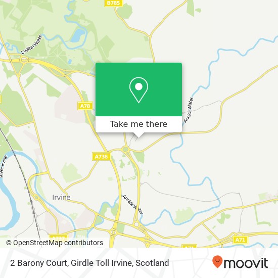 2 Barony Court, Girdle Toll Irvine map