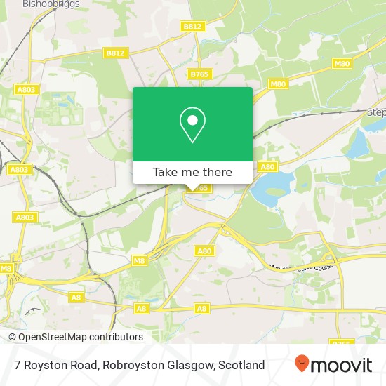 7 Royston Road, Robroyston Glasgow map