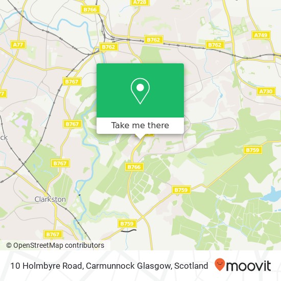 10 Holmbyre Road, Carmunnock Glasgow map