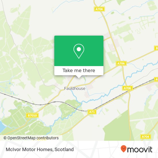 McIvor Motor Homes map