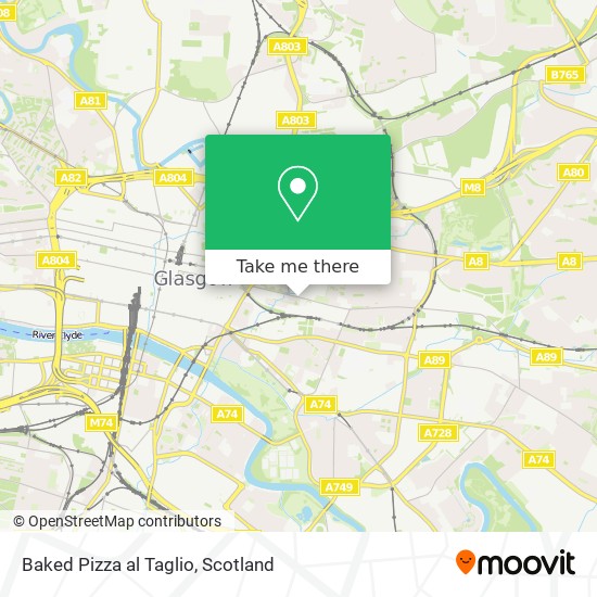 Baked Pizza al Taglio map