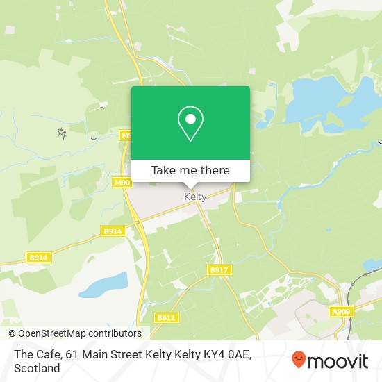 The Cafe, 61 Main Street Kelty Kelty KY4 0AE map