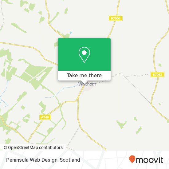 Peninsula Web Design map