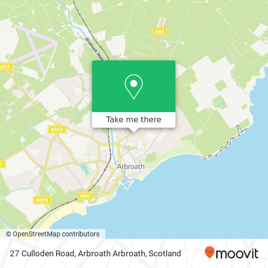 27 Culloden Road, Arbroath Arbroath map