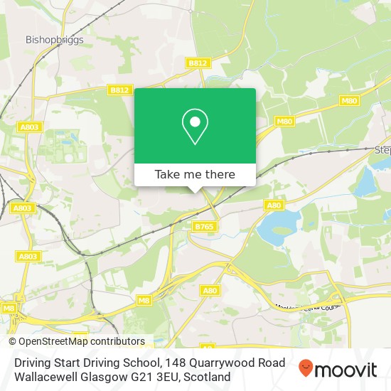 Driving Start Driving School, 148 Quarrywood Road Wallacewell Glasgow G21 3EU map
