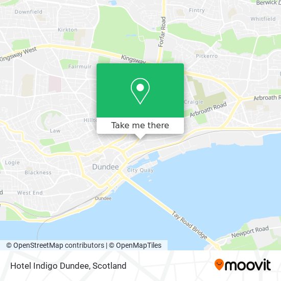 Hotel Indigo Dundee map