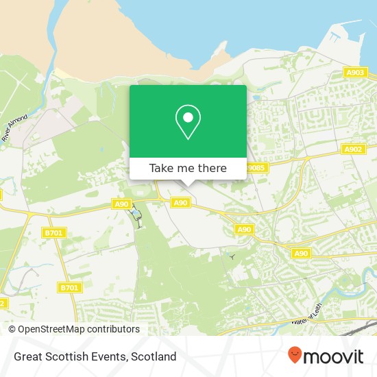 Great Scottish Events map
