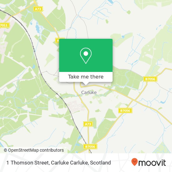 1 Thomson Street, Carluke Carluke map