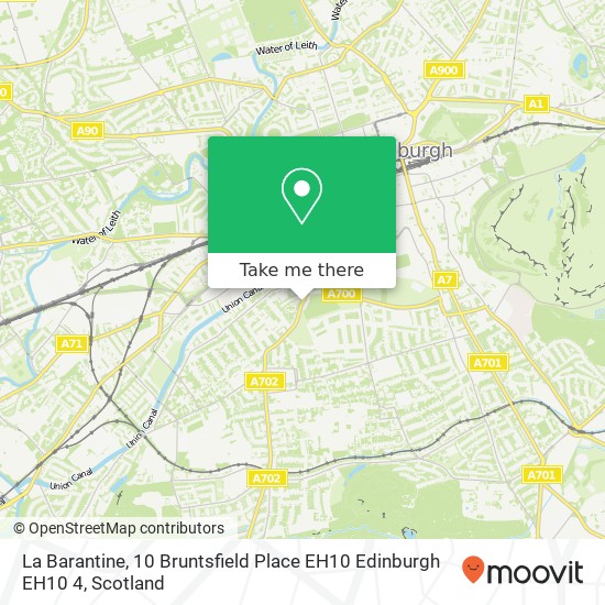 La Barantine, 10 Bruntsfield Place EH10 Edinburgh EH10 4 map