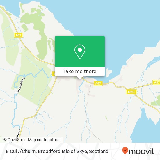 8 Cul A'Chuirn, Broadford Isle of Skye map