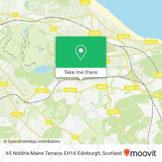 65 Niddrie Mains Terrace, EH16 Edinburgh map