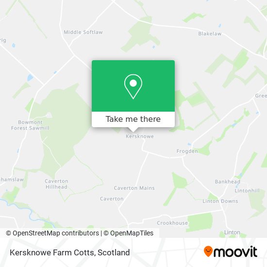 Kersknowe Farm Cotts map