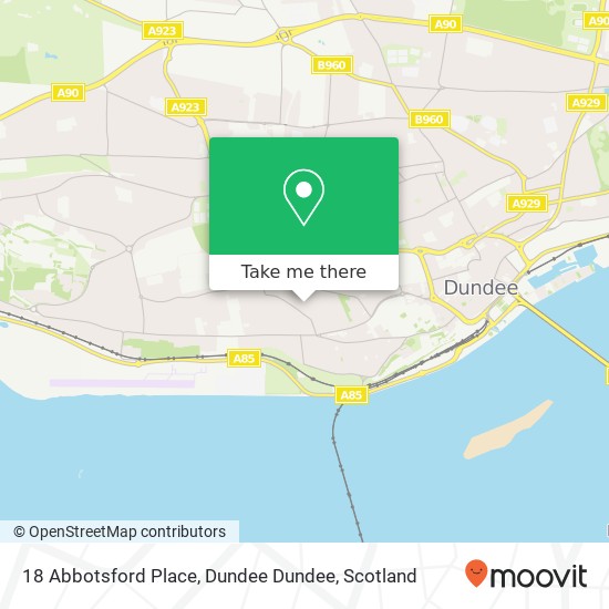 18 Abbotsford Place, Dundee Dundee map