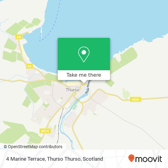 4 Marine Terrace, Thurso Thurso map