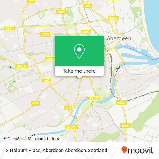 2 Holburn Place, Aberdeen Aberdeen map