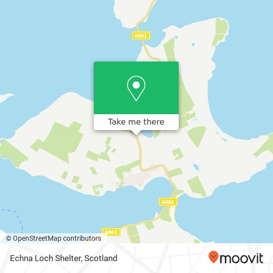 Echna Loch Shelter map