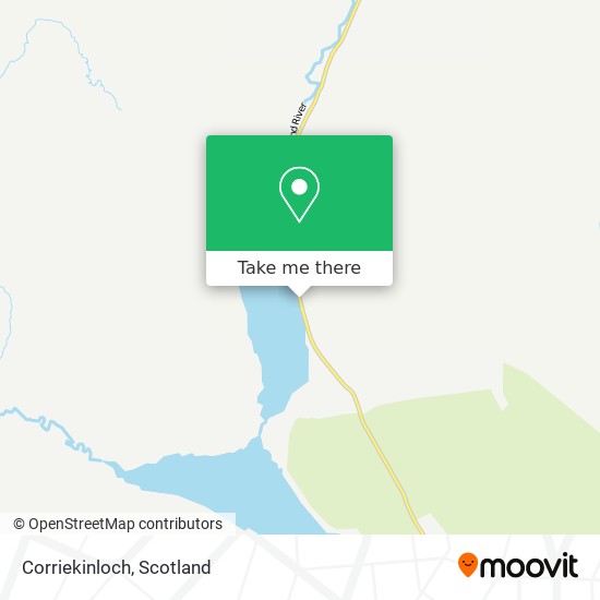 Corriekinloch map