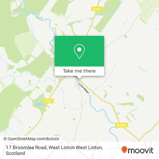 17 Broomlee Road, West Linton West Linton map