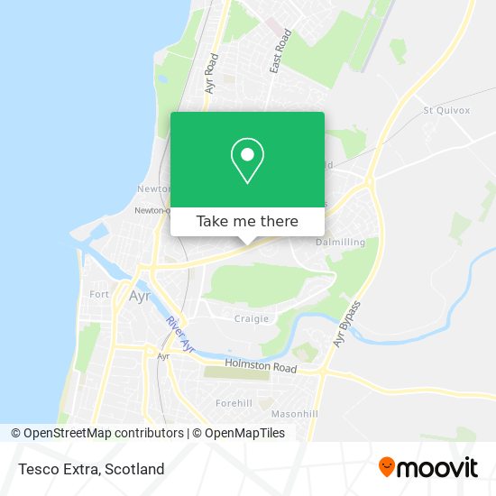 Tesco Extra map