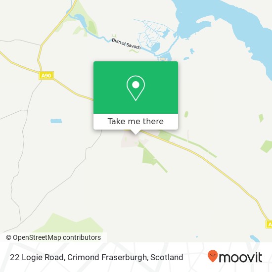 22 Logie Road, Crimond Fraserburgh map