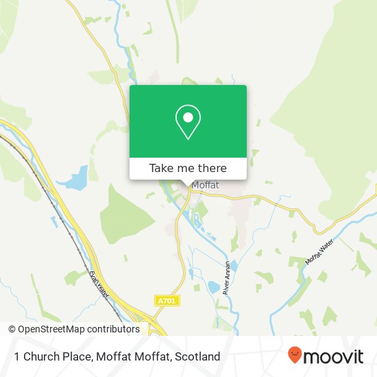 1 Church Place, Moffat Moffat map