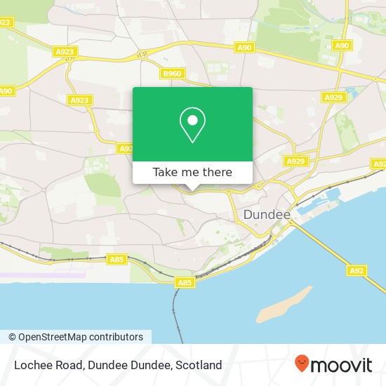Lochee Road, Dundee Dundee map