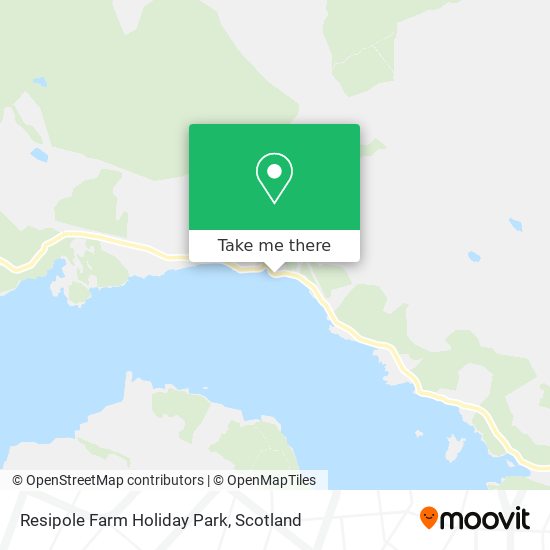 Resipole Farm Holiday Park map