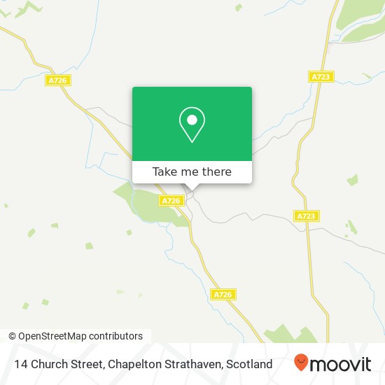 14 Church Street, Chapelton Strathaven map