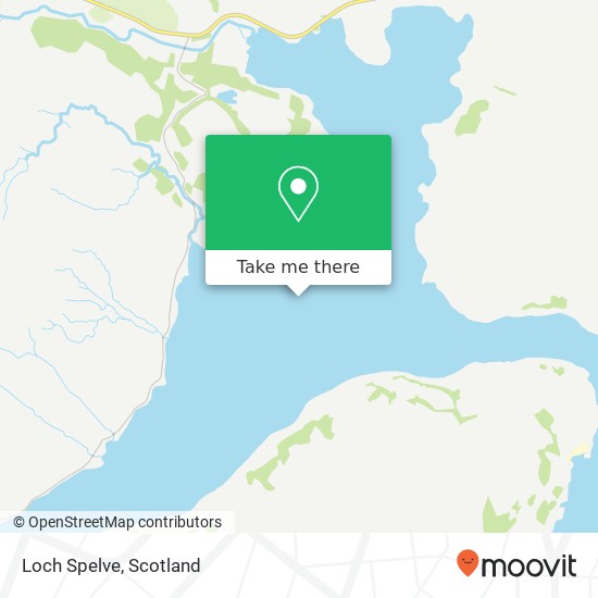 Loch Spelve map