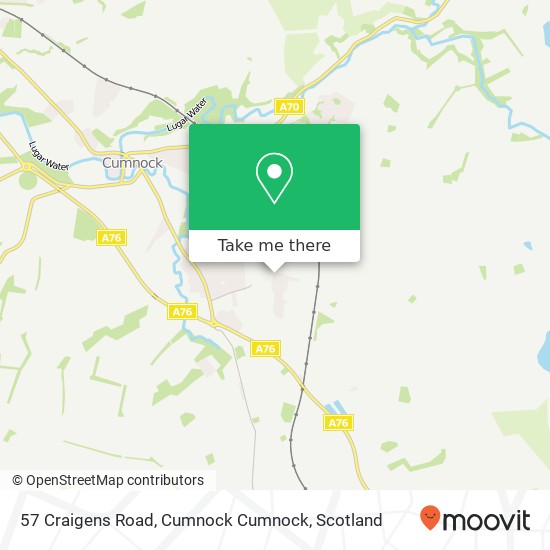 57 Craigens Road, Cumnock Cumnock map