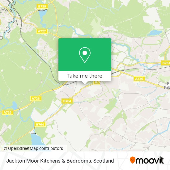 Jackton Moor Kitchens & Bedrooms map
