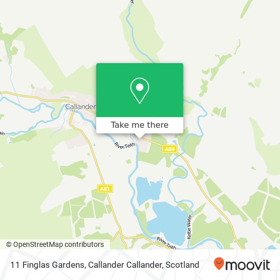 11 Finglas Gardens, Callander Callander map