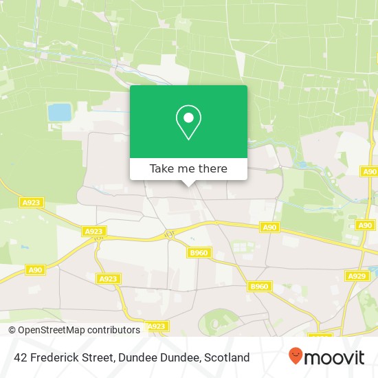 42 Frederick Street, Dundee Dundee map