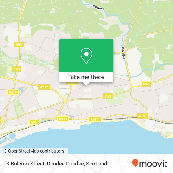 3 Balerno Street, Dundee Dundee map