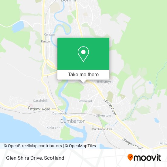 Glen Shira Drive map