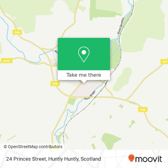 24 Princes Street, Huntly Huntly map