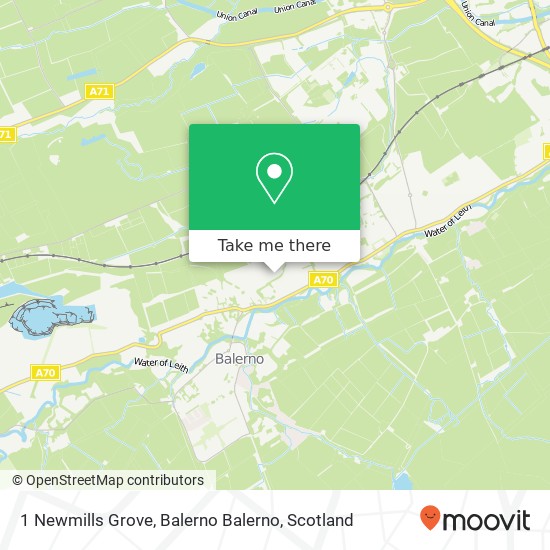 1 Newmills Grove, Balerno Balerno map