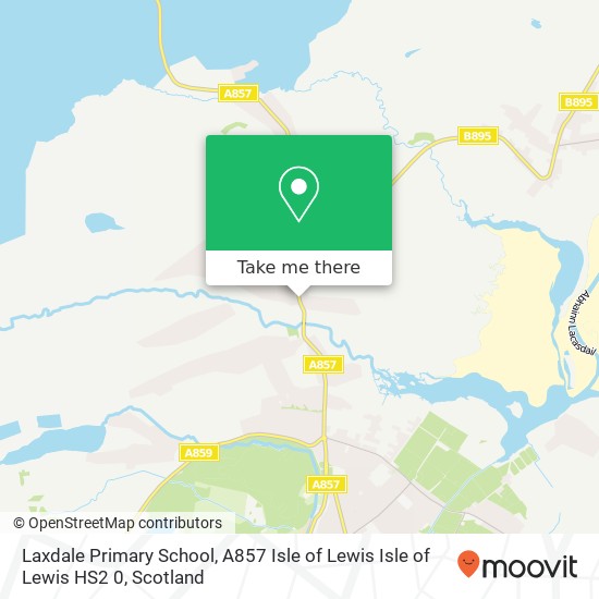 Laxdale Primary School, A857 Isle of Lewis Isle of Lewis HS2 0 map
