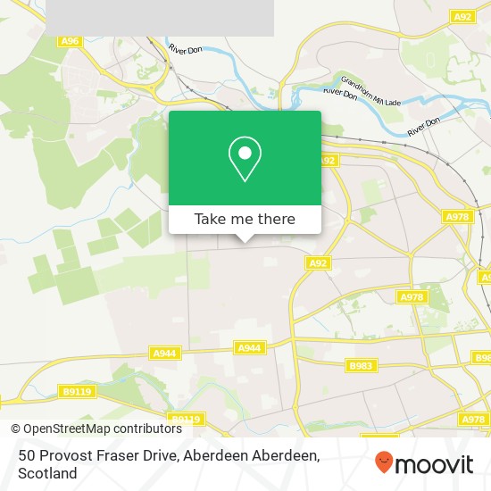 50 Provost Fraser Drive, Aberdeen Aberdeen map
