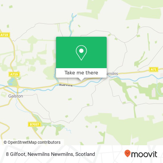 8 Gilfoot, Newmilns Newmilns map