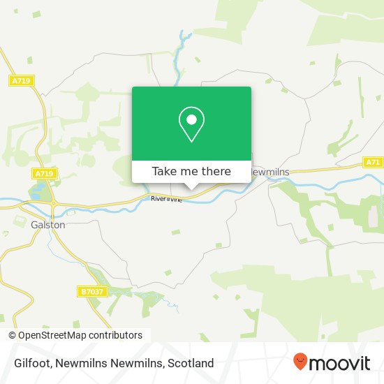 Gilfoot, Newmilns Newmilns map